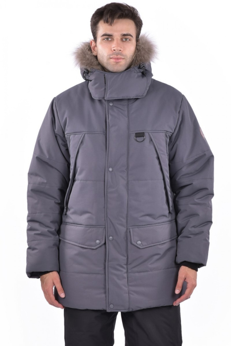 Куртка «Аляска» серая new