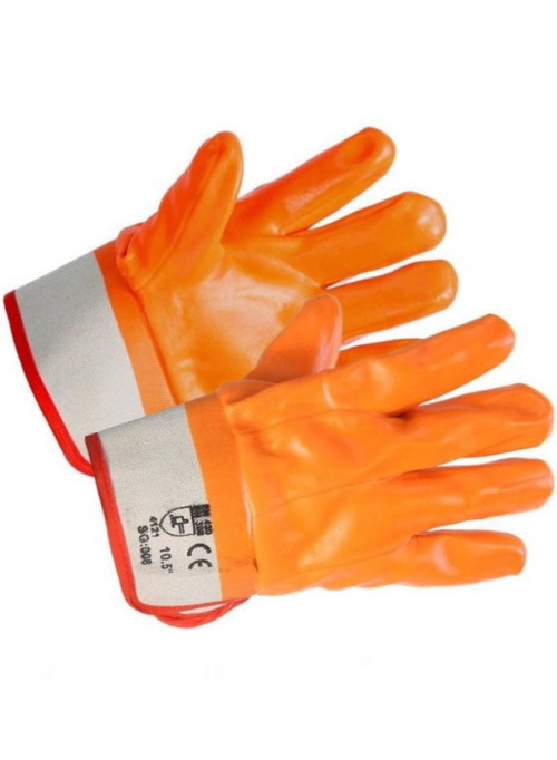 Перчатки «Пламя» пвх мбс крага